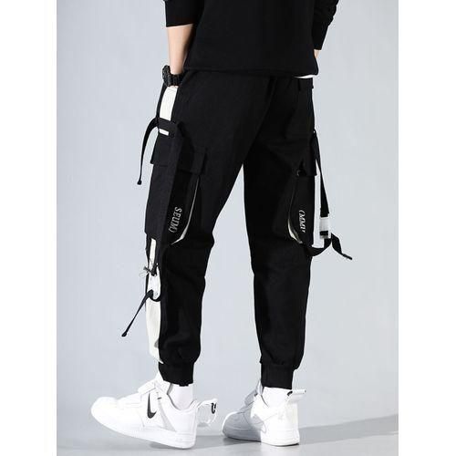Hip Hop Cargo Pants Men Streetwear Fashion Sweatpants Male Casual Trousers Pants