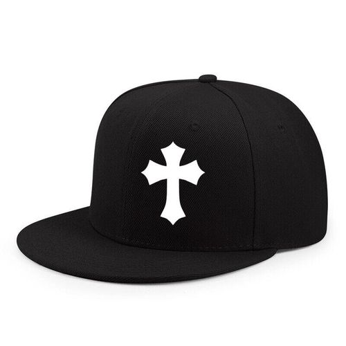 FaithMark Black Snapback Cap - Structured Crown, Comfort Fit, Unisex