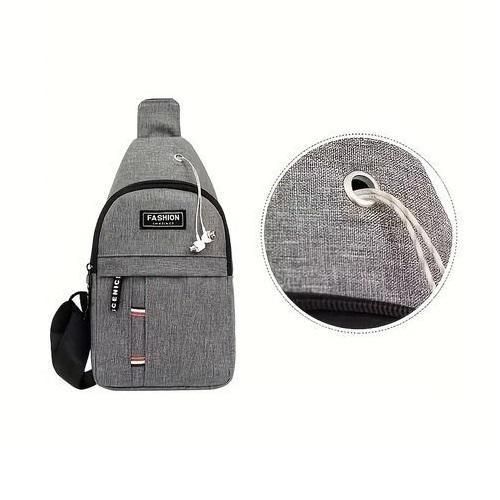 Men's Chest Bag - Grey