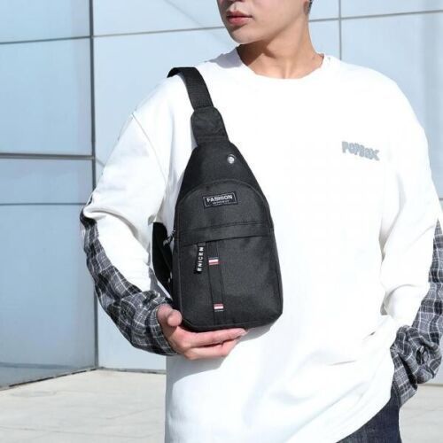 Men's Chest Bags Waterproof Casual Waist Bags Short Trip Travel Carry Bag