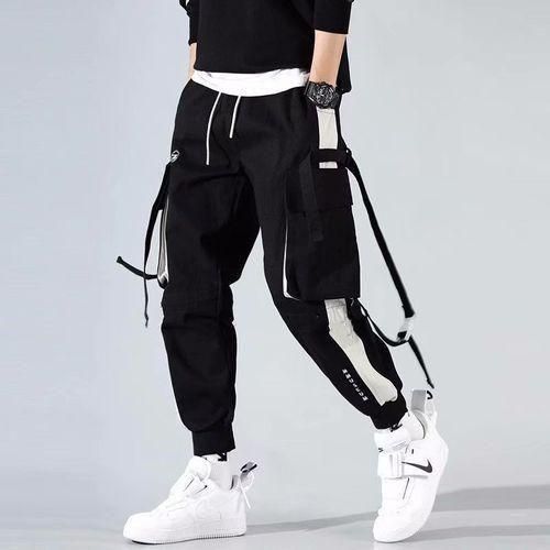 Hip Hop Cargo Pants Men Streetwear Fashion Sweatpants Male Casual Trousers Pants